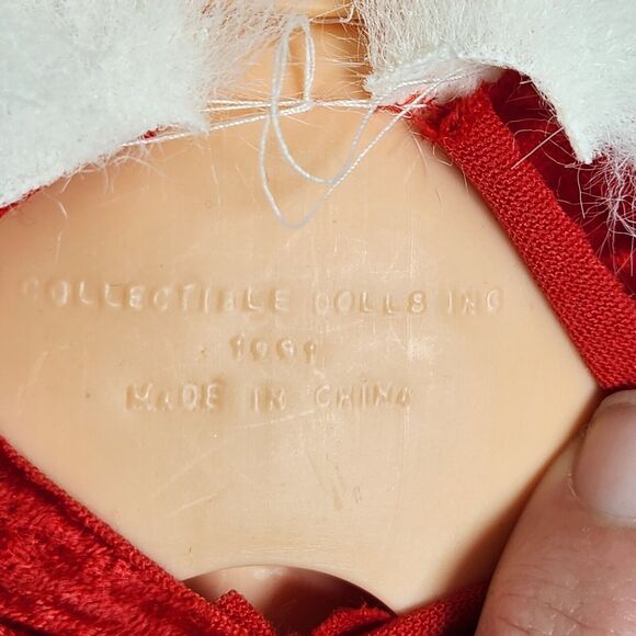 Vintage Mrs Claus Standing Figure Doll plastic christmas holiday collectible int - Picture 5 of 7